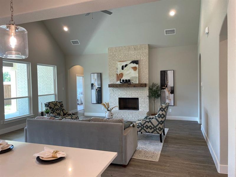 Furnished interior view inside a new home in LeTara, Haslet (Image 5).