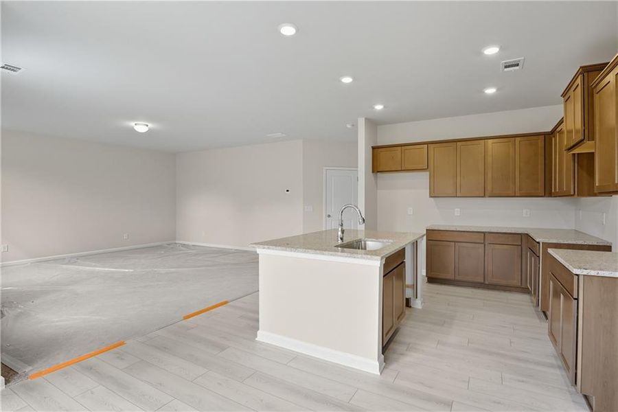 Furnished interior view inside a new home in Creekside Landing, Dallas (Image 3).