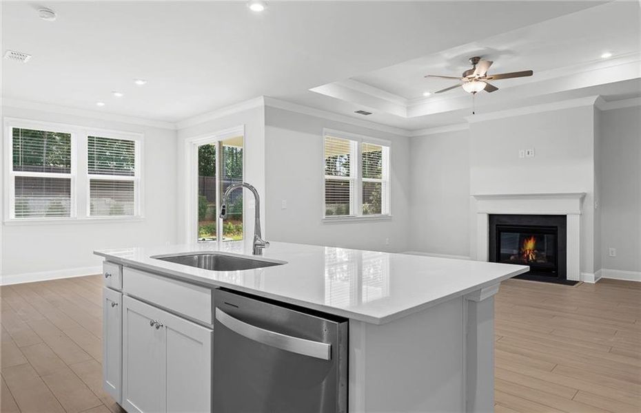 Furnished interior view inside a new home in Sun City Peachtree, Griffin (Image 5).
