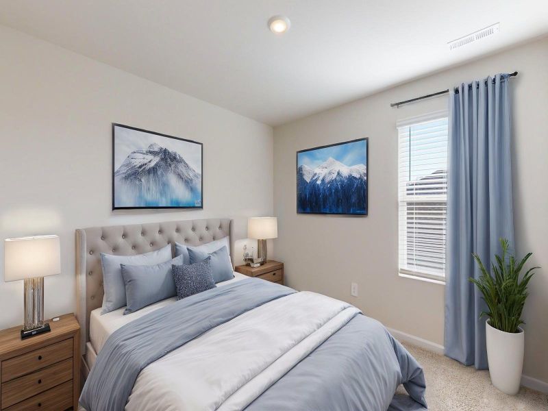 Furnished interior view inside a new home in Harper Landing, Stanley (Image 15).