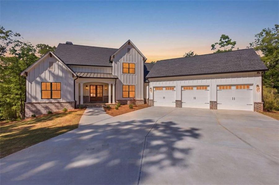 Front exterior of a new home in , Clarkesville, GA, highlighting curb appeal (Image 28).