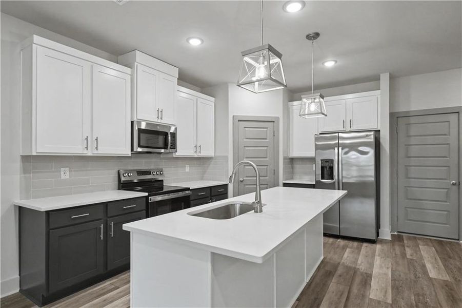 Furnished interior view inside a new home in , Norcross (Image 7).