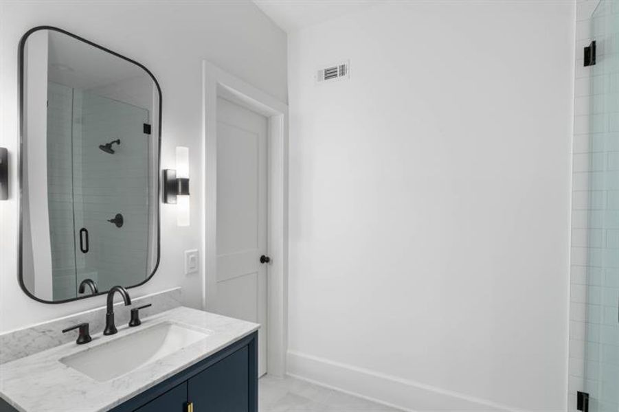 Furnished interior view inside a new home in , Atlanta (Image 62).