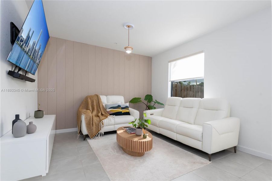 Furnished interior view inside a new home in , Pembroke Pines (Image 16). Furnished interior view inside a new home in , Pembroke Pines (Image 16).