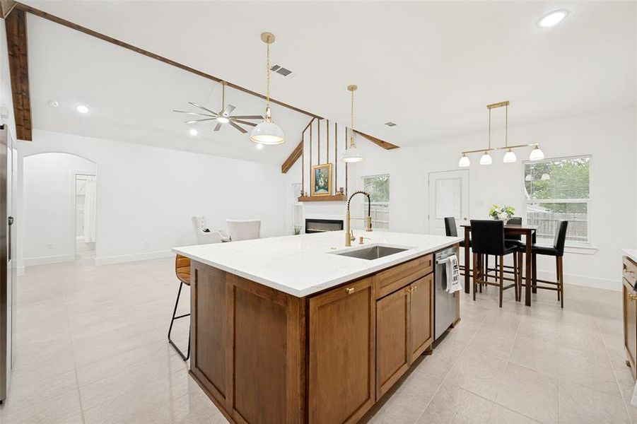 Furnished interior view inside a new home in , Fort Worth (Image 11).