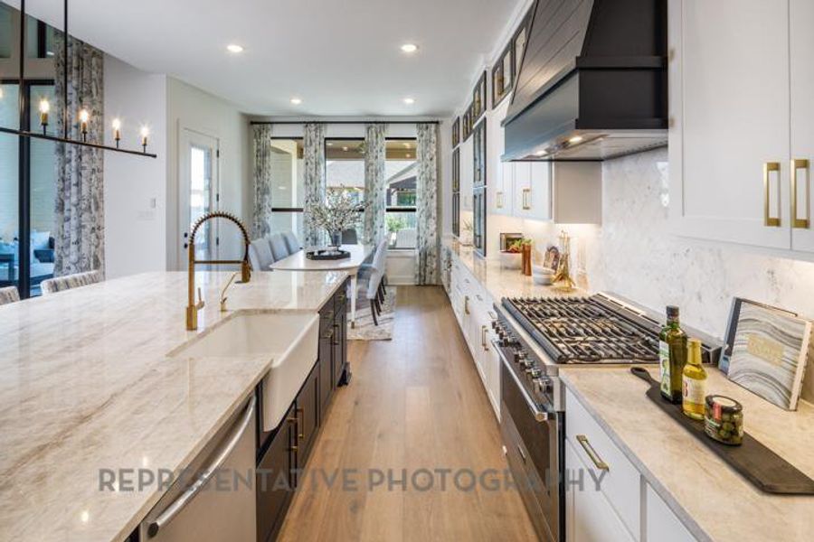 Furnished interior view inside a new home in Sandbrock Ranch: 60ft. lots, Aubrey (Image 4).