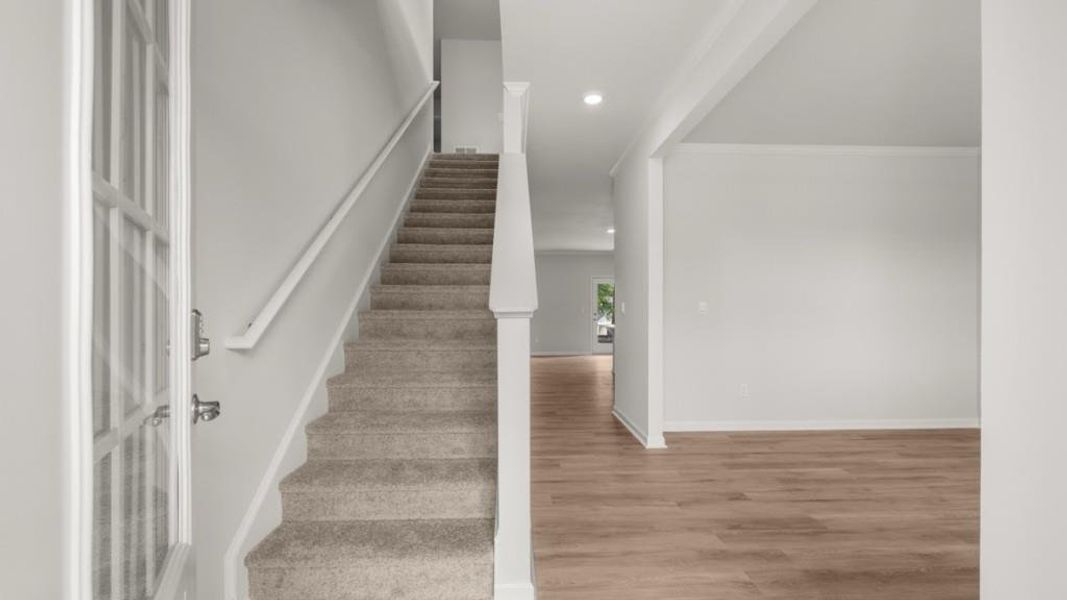 Spacious, unfurnished interior of a new home in Fairway 17 at Mirror Lake, Villa Rica (Image 21). Spacious, unfurnished interior of a new home in Fairway 17 at Mirror Lake, Villa Rica (Image 21).