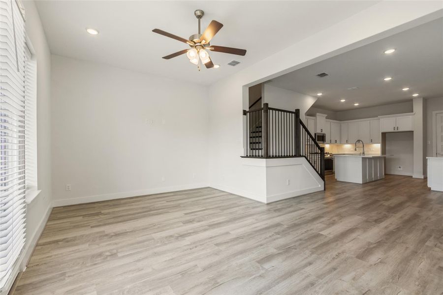 Spacious, unfurnished interior of a new home in Shady Acres, Houston (Image 25). Spacious, unfurnished interior of a new home in Shady Acres, Houston (Image 25).