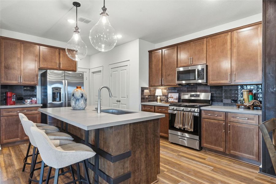 Model home photos of similar floorplans, not pictures of actual home.