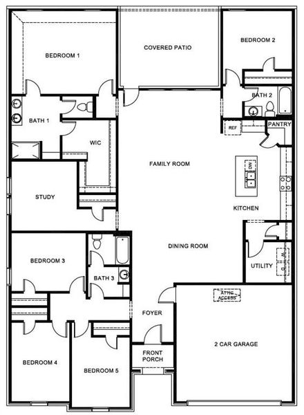 D.R. Horton's Irving floorplan - All Home and community information, including pricing, included features, terms, availability and amenities, are subject to change at any time without notice or obligation. All Drawings, pictures, photographs, video, square footages, floor plans, elevations, features, colors and sizes are approximate for illustration purposes only and will vary from the homes as built.