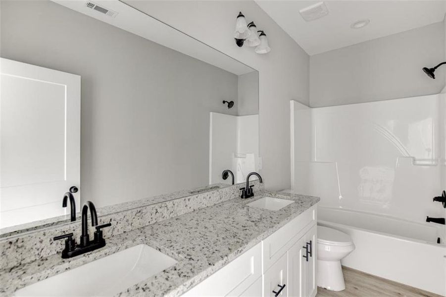 Furnished interior view inside a new home in , Hartwell (Image 7).