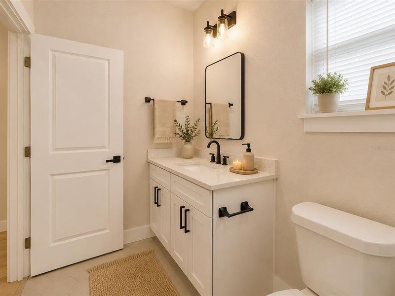 Furnished interior view inside a new home in , St. Petersburg (Image 12).