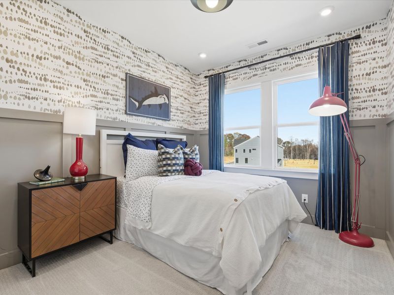 Furnished interior view inside a new home in Ross Farms, Charlotte (Image 22).