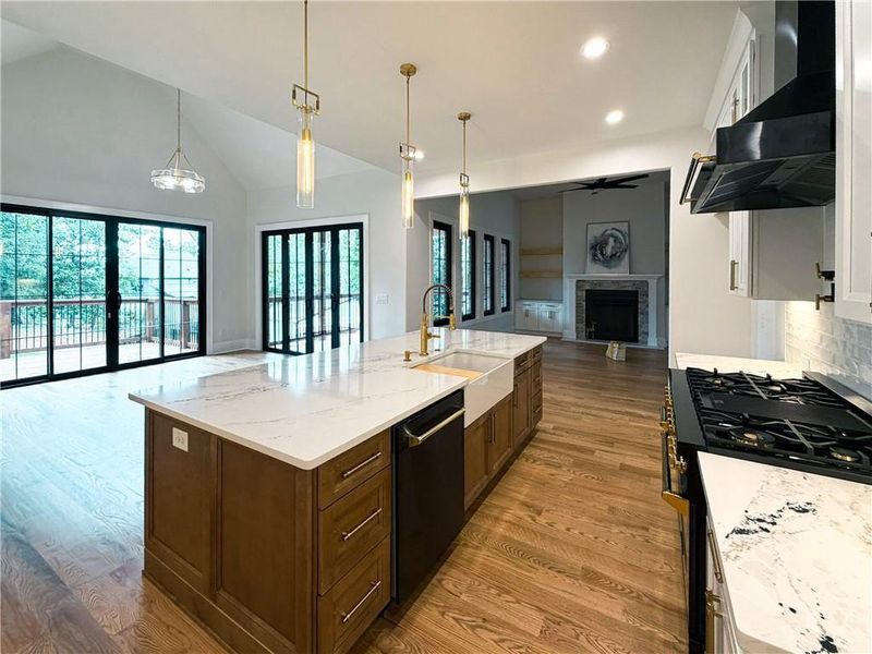 Furnished interior view inside a new home in , Marietta (Image 16).