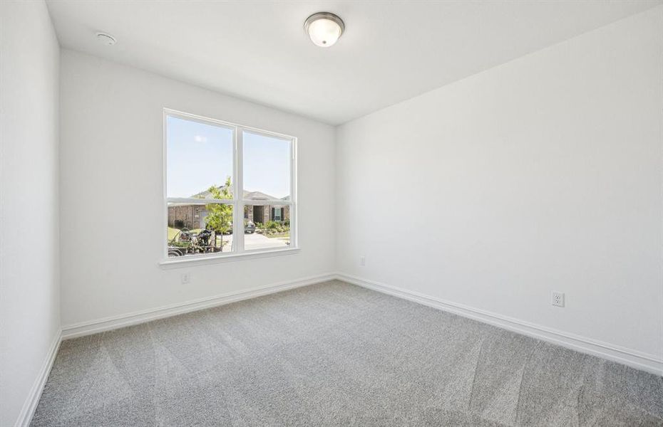 Secondary bedroom designed for comfort and convenience *Real home pictured Secondary bedroom designed for comfort and convenience *Real home pictured