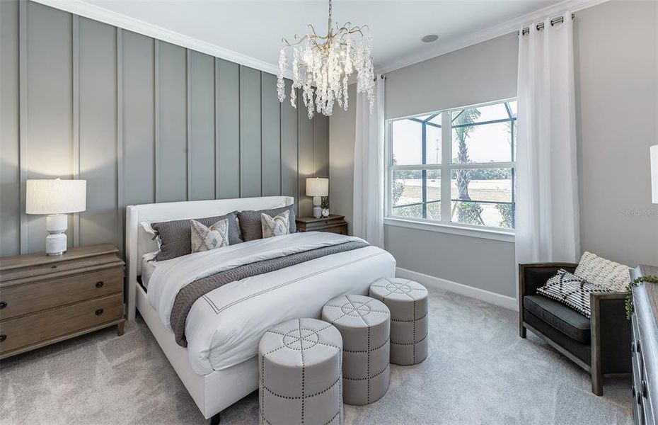 Furnished interior view inside a new home in BeachWalk by Manasota Key, Englewood (Image 12).