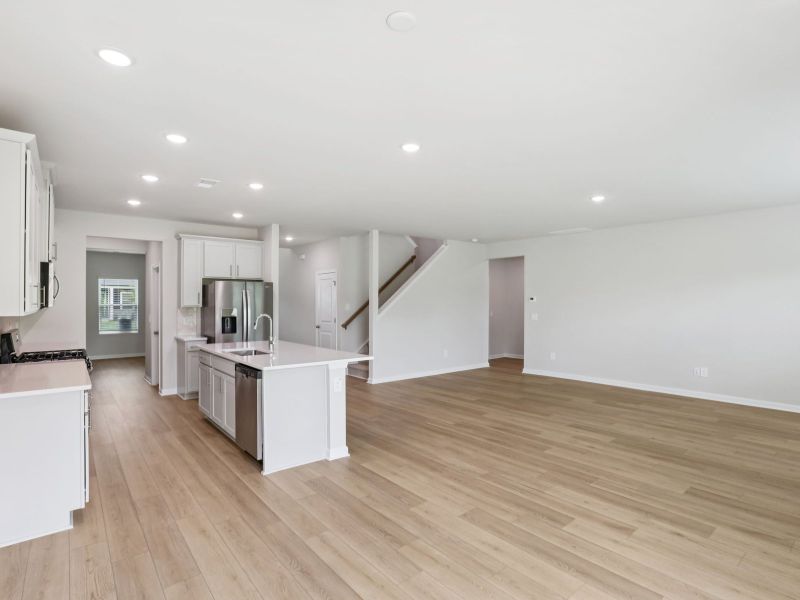 Furnished interior view inside a new home in River Glen, Angier (Image 5).