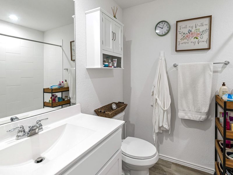 Furnished interior view inside a new home in Tamarron, Fulshear (Image 13).