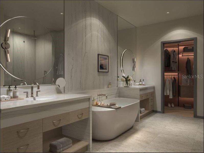 Furnished interior view inside a new home in , Sarasota (Image 6).