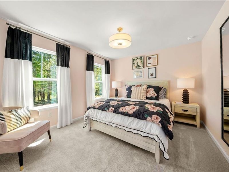 Furnished interior view inside a new home in Riverwood, Dallas (Image 49).