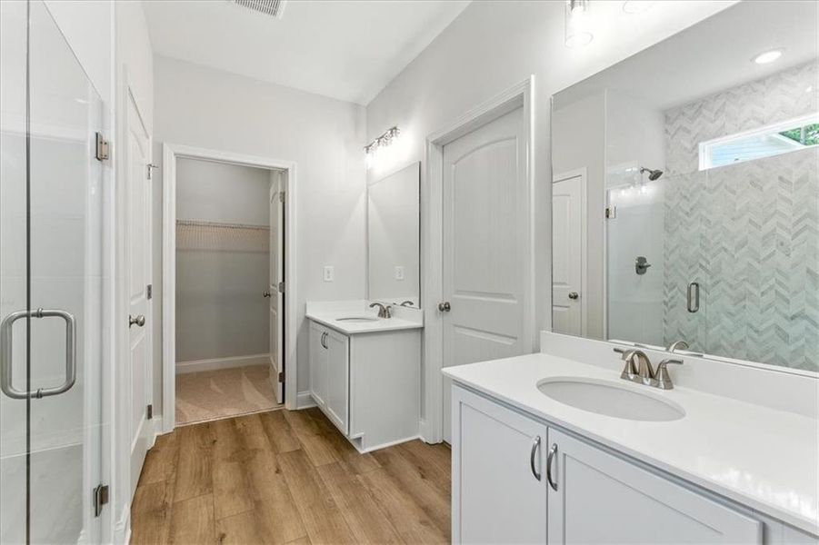 Furnished interior view inside a new home in Stratford at NatureWalk, Dallas (Image 8). Furnished interior view inside a new home in Stratford at NatureWalk, Dallas (Image 8).