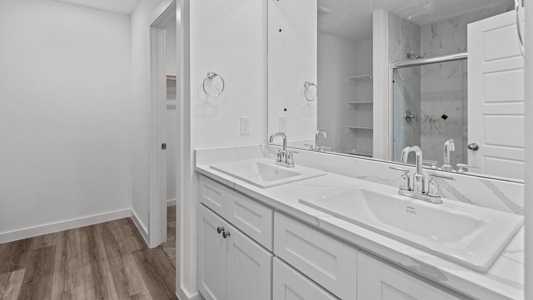 Furnished interior view inside a new home in Abbey Glen, Lubbock (Image 5). Furnished interior view inside a new home in Abbey Glen, Lubbock (Image 5).