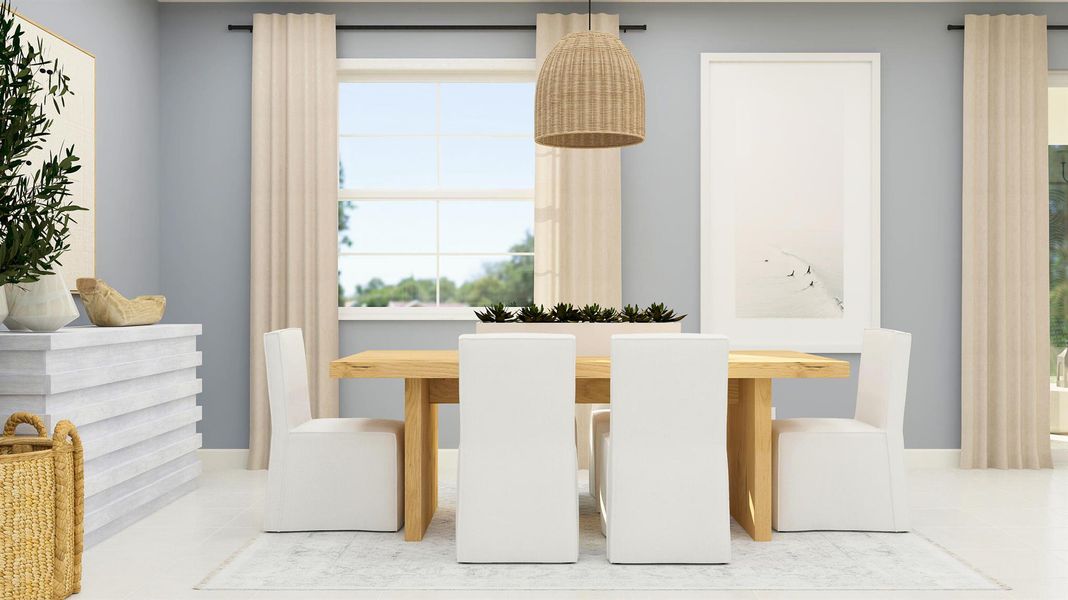 Furnished interior view inside a new home in Estates of Boynton Waters, Boynton Beach (Image 11).