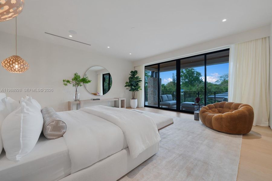 Furnished interior view inside a new home in , Miami (Image 13).