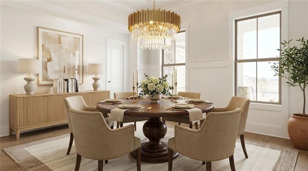 Furnished interior view inside a new home in Horizon at Laurel Canyon, Canton (Image 7).