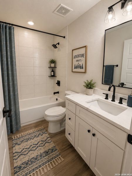 Furnished interior view inside a new home in , La Vernia (Image 18).