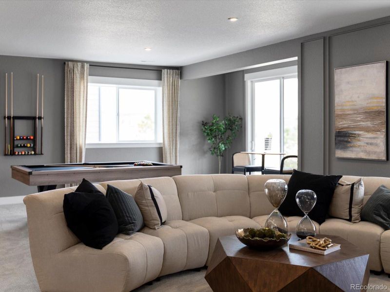 Furnished interior view inside a new home in Jackson Creek, Monument (Image 26).