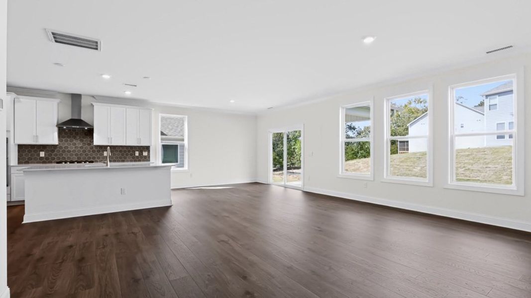 Spacious, unfurnished interior of a new home in The Grove at Winston Pointe, Clayton (Image 14).