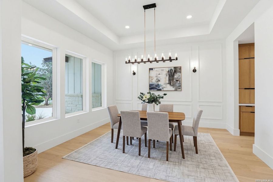 Furnished interior view inside a new home in , Boerne (Image 15).