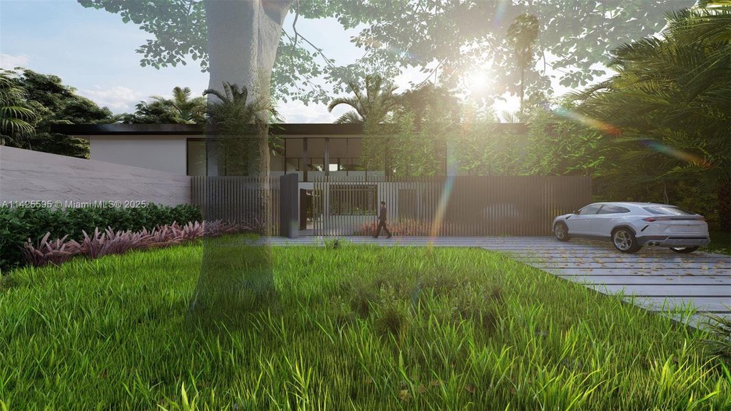 Front exterior of a new home in , Miami, FL, highlighting curb appeal (Image 26).