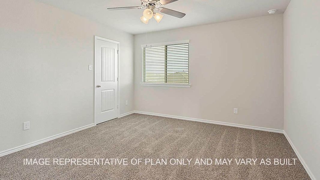 Spacious, unfurnished interior of a new home in Southern Pointe, College Station (Image 25).