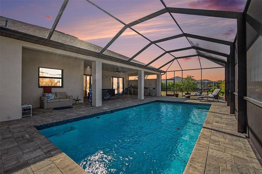 Exterior details and patio area of a home in , Cape Coral (Image 20).