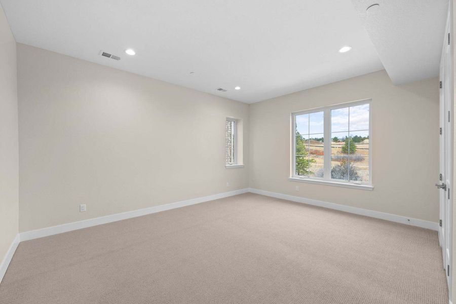 Residence 2 | Basement Bedroom | V3 layout | The Summit at Castle Pines by Trumark Homes