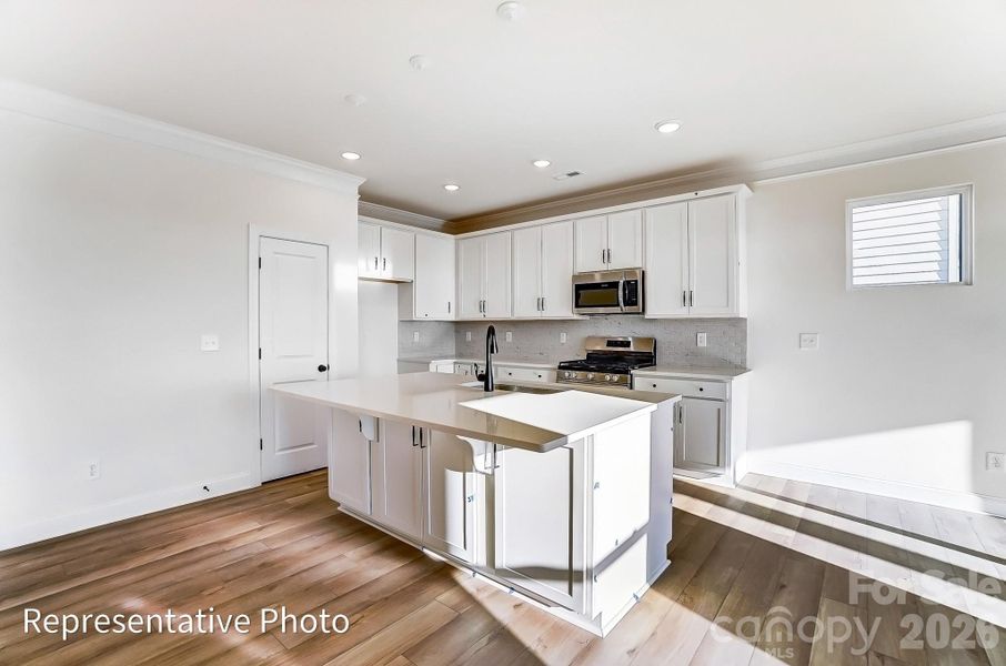 Furnished interior view inside a new home in Heritage - 55+ Community, Indian Trail (Image 12).