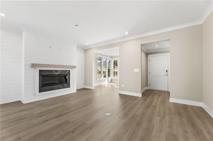 Spacious, unfurnished interior of a new home in The Courtyards by The Manor, Alpharetta (Image 44). Spacious, unfurnished interior of a new home in The Courtyards by The Manor, Alpharetta (Image 44).