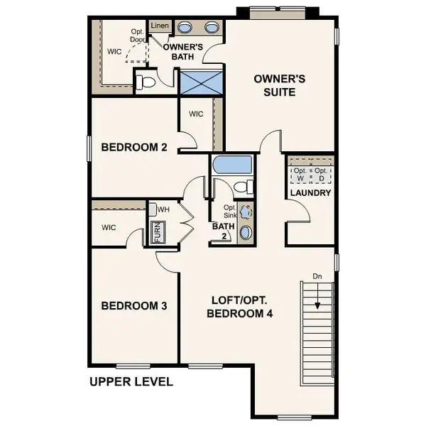 2D floor plan layout of this home in Legato, Commerce City, CO (Image 4). 2D floor plan layout of this home in Legato, Commerce City, CO (Image 4).