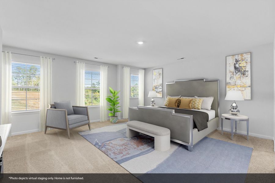 Furnished interior view inside a new home in Brooke Hill, Lewisville (Image 9).