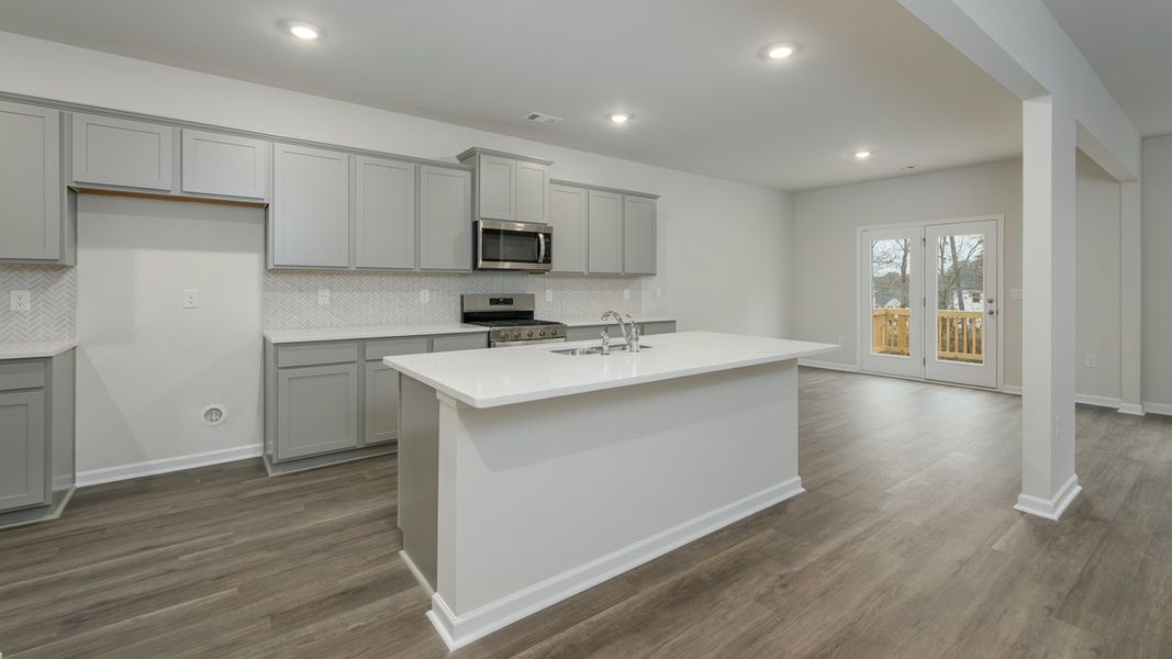 Furnished interior view inside a new home in Brooks Station, Dacula (Image 5).