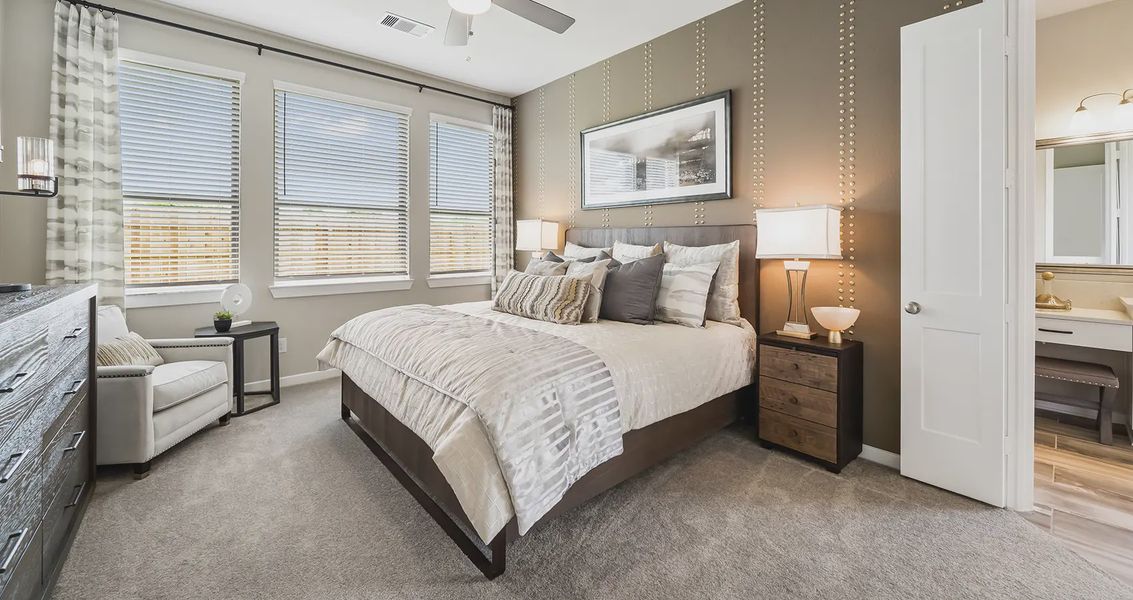 Representative furnished interior of a home built from the Lynnbrook by Chesmar Homes in Sienna, Missouri City (Image 12). Representative furnished interior of a home built from the Lynnbrook by Chesmar Homes in Sienna, Missouri City (Image 12).