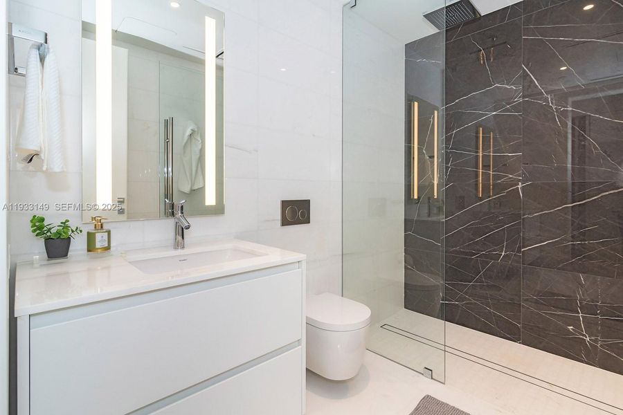 Furnished interior view inside a new home in , Miami (Image 12).