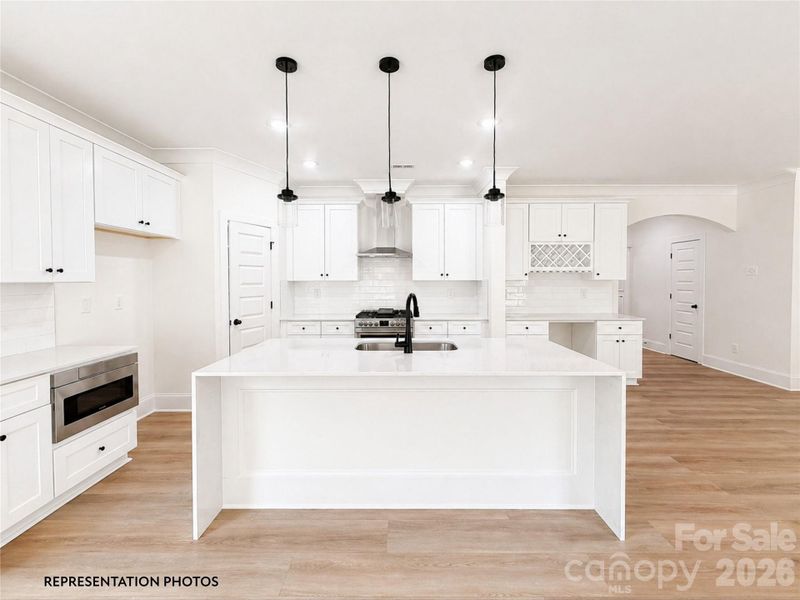 Furnished interior view inside a new home in , Charlotte (Image 5).