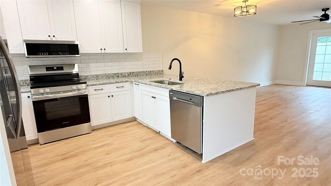 Furnished interior view inside a new home in , Morganton (Image 8). Furnished interior view inside a new home in , Morganton (Image 8).