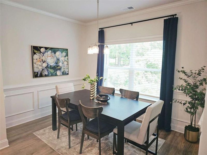 Furnished interior view inside a new home in Scarlett Place, Bowdon (Image 9).