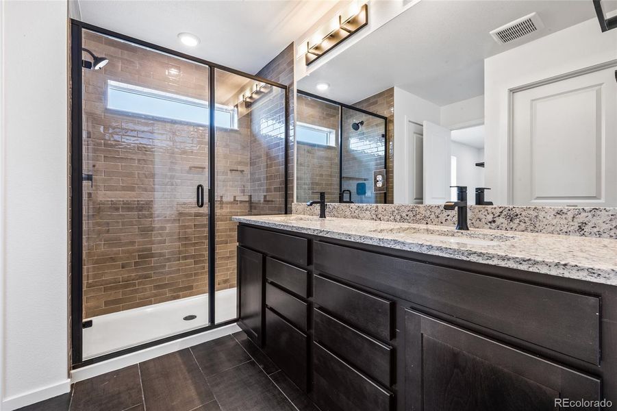 Furnished interior view inside a new home in Harvest Crossing, Aurora (Image 8). Furnished interior view inside a new home in Harvest Crossing, Aurora (Image 8).