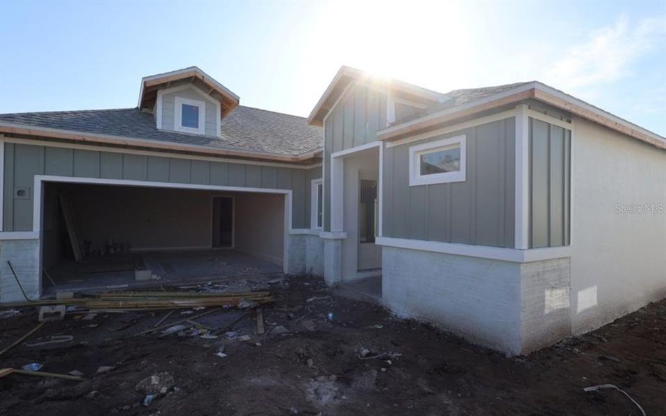 In-progress construction of a new home in Waterset Bungalow Series, Apollo Beach, FL (Image 6).