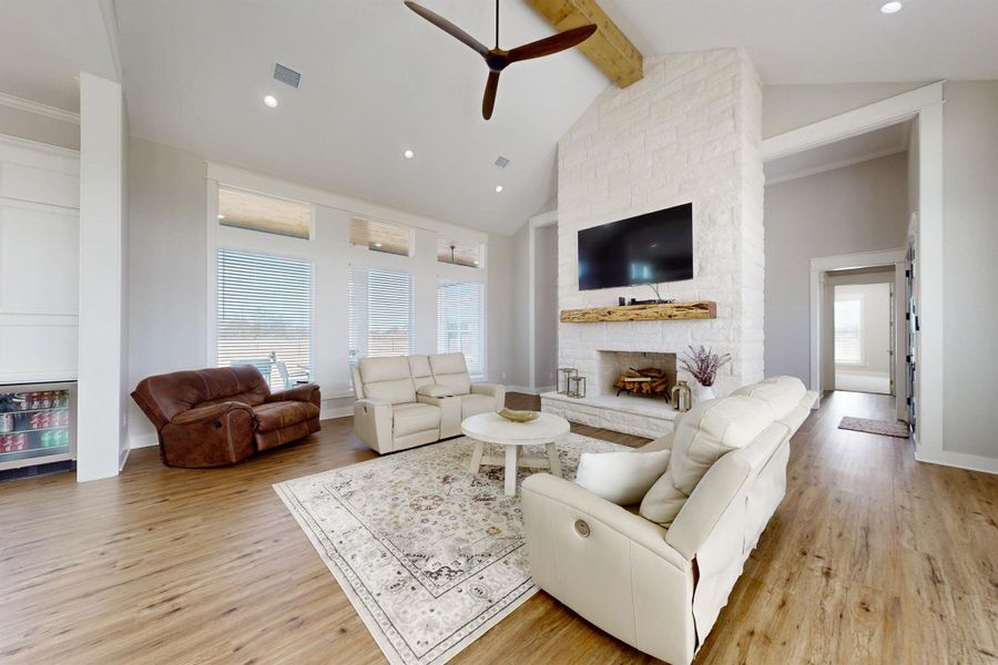 Furnished interior view inside a new home in , Franklin (Image 39).